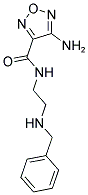 4-AMINO-N-(2-(BENZYLAMINO)ETHYL)-1,2,5-OXADIAZOLE-3-CARBOXAMIDE 结构式