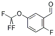 2-FLUORO-5-(TRIFLUOROMETHOXY)BENZALDEHYDE 结构式