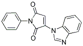3-(1H-BENZIMIDAZOL-1-YL)-1-PHENYL-1H-PYRROLE-2,5-DIONE 结构式