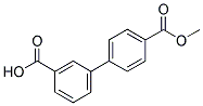 4'-(METHOXYCARBONYL)[1,1'-BIPHENYL]-3-CARBOXYLIC ACID 结构式