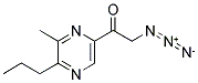 2-Azido-1-(6-methyl-5-propyl-pyrazin-2-yl)-ethanone 结构式