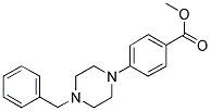 4-(4-BENZYL-PIPERAZIN-1-YL)-BENZOIC ACID METHYL ESTER 结构式