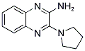 3-PYRROLIDIN-1-YLQUINOXALIN-2-AMINE 结构式