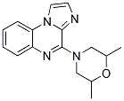 4-(2,6-DIMETHYLMORPHOLIN-4-YL)IMIDAZO[1,2-A]QUINOXALINE 结构式