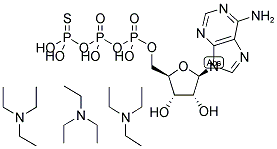 ADENOSINE-5'-(GAMMA-THIO)-TRIPHOSPHATE, TRIETHYLAMMONIUM SALT 结构式