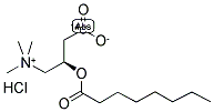 3-O-OCTANOYL-[1-14C]-L-CARNITINE HYDROCHLORIDE 结构式