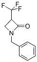 1-BENZYL-3-TRIFLUOROMETHYL-2-AZETIDINONE 结构式