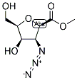 2R-HYDROXYMETHYL-3R-HYDROXY-4S-AZIDO-TETRAHYDROFURAN-5R-CARBOXYLIC ACID METHYL ESTER 结构式