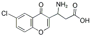 3-AMINO-3-(6-CHLORO-4-OXO-4H-CHROMEN-3-YL)-PROPIONIC ACID 结构式