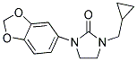 1-(1,3-Benzodioxol-5-yl)-3-(cyclopropylmethyl)imidazolidin-2-one 结构式