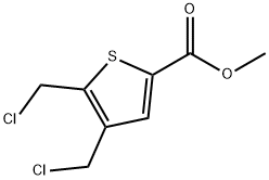 4,5-二氯甲基噻吩-2-羧酸甲酯 结构式