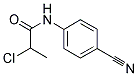 2-CHLORO-N-(4-CYANOPHENYL)PROPANAMIDE 结构式