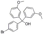 4-BROMO-3',3''-DIMETHOXYTRITYL ALCOHOL 结构式