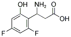 3-AMINO-3-(2,4-DIFLUORO-6-HYDROXY-PHENYL)-PROPIONIC ACID 结构式