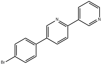 5-(4-BROMOPHENYL)-2,3'-BIPYRIDINE 结构式