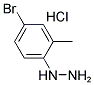 1-(4-BROMO-2-METHYLPHENYL)HYDRAZINE HYDROCHLORIDE 结构式