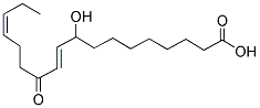 9-羟基-12-氧代-10(E),15(Z)- 十八碳二烯酸 结构式