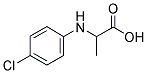 2-(4-CHLORO-PHENYLAMINO)-PROPIONIC ACID 结构式