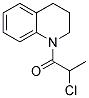 2-CHLORO-1-(3,4-DIHYDRO-2H-QUINOLIN-1-YL)-PROPAN-1-ONE 结构式