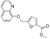 METHYL 5-[(8-QUINOLINYLOXY)METHYL]-2-FUROATE 结构式