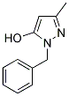 2-BENZYL-5-METHYL-2H-PYRAZOL-3-OL 结构式