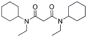N,N'-DICYCLOHEXYL-N,N'-DIETHYL-MALONAMIDE 结构式