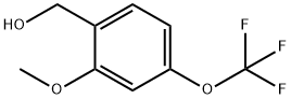 (2-甲氧基-4-(三氟甲氧基)苯基)甲醇 结构式