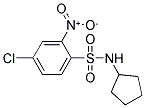((4-CHLORO-2-NITROPHENYL)SULFONYL)CYCLOPENTYLAMINE 结构式