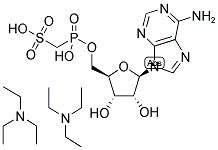 BETA-METHYLENE-ADENOSINE-5'-PHOSPHOSULFATE, TRIETHYLAMMONIUM SALT 结构式