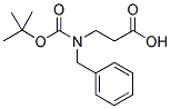3-[BENZYL(TERT-BUTOXYCARBONYL)AMINO]PROPANOIC ACID 结构式