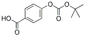 4-TERT-BUTOXYCARBONYLOXY-BENZOIC ACID 结构式