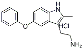 2-(2-METHYL-5-PHENOXY-1H-INDOL-3-YL)ETHANAMINE HYDROCHLORIDE 结构式