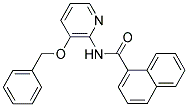 NAPHTHYL-N-(3-(PHENYLMETHOXY)(2-PYRIDYL))FORMAMIDE 结构式