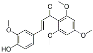 4-HYDROXY-2',3,4',6'-TETRAMETHOXYCHALCONE 结构式