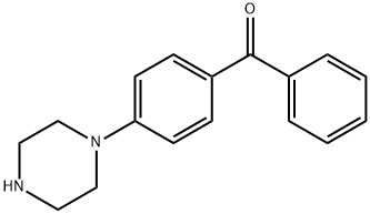 苯基[4-(1-	哌嗪)苯基]甲酮 结构式