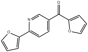 2-Furyl[6-(2-furyl)-3-pyridinyl]methanone 结构式