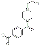 [4-(2-CHLORO-ETHYL)-PIPERAZIN-1-YL]-(4-NITRO-PHENYL)-METHANONE 结构式