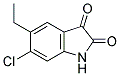 6-CHLORO-5-ETHYLISATIN 结构式