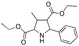 DIETHYL 3-METHYL-5-PHENYL-2,4-PYRROLIDINEDICARBOXYLATE 结构式