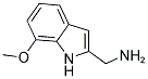 [(7-METHOXY-1H-INDOL-2-YL)METHYL]AMINE 结构式