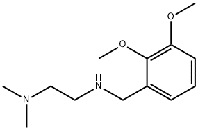 N'-(2,3-DIMETHOXY-BENZYL)-N,N-DIMETHYL-ETHANE-1,2-DIAMINE 结构式