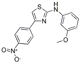 (3-METHOXY-PHENYL)-[4-(4-NITRO-PHENYL)-THIAZOL-2-YL]-AMINE 结构式