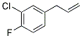 3-(3-CHLORO-4-FLUOROPHENYL)-1-PROPENE 结构式