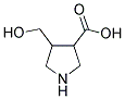 4-HYDROXYMETHYL-PYRROLIDINE-3-CARBOXYLIC ACID 结构式