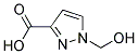 1-HYDROXYMETHYL-1 H-PYRAZOLE-3-CARBOXYLIC ACID 结构式