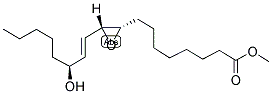 9(S),10(S)-环氧-13(S)-羟基-11(E)-十八烯酸甲酯 结构式