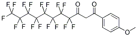 1-(4-METHOXYPHENYL)-2H,2H-PERFLUOROUNDECANE-1,3-DIONE 结构式