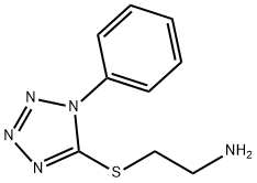 2-(1-PHENYL-1H-TETRAZOL-5-YLSULFANYL)-ETHYLAMINEHYDROCHLORIDE 结构式