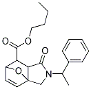 BUTYL 4-OXO-3-(1-PHENYLETHYL)-10-OXA-3-AZATRICYCLO[5.2.1.0~1,5~]DEC-8-ENE-6-CARBOXYLATE 结构式