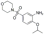 2-ISOPROPOXY-5-(MORPHOLIN-4-YLSULFONYL)ANILINE 结构式